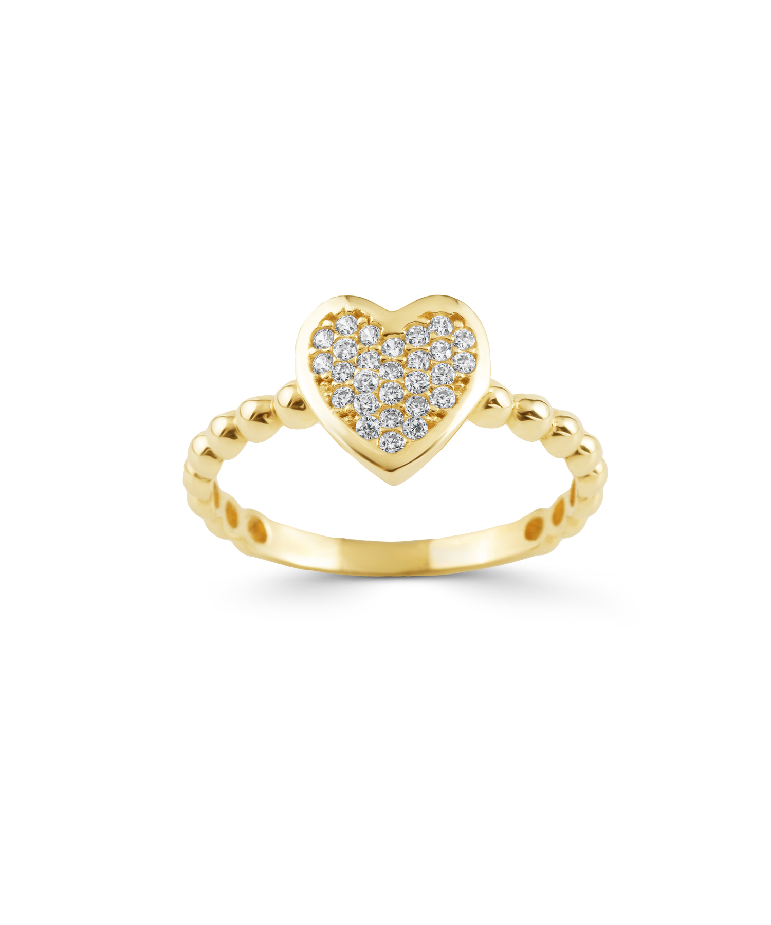 Taşlı Kalp Yüzük - Yavuz Kuyumculuk (2)