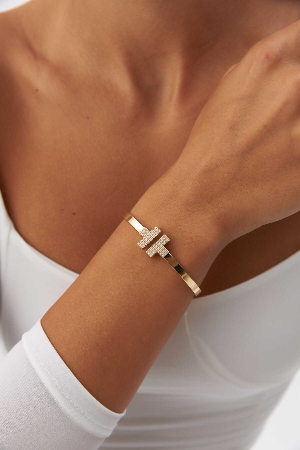 Taşlı T Kelepçe - Yavuz Kuyumculuk (3)