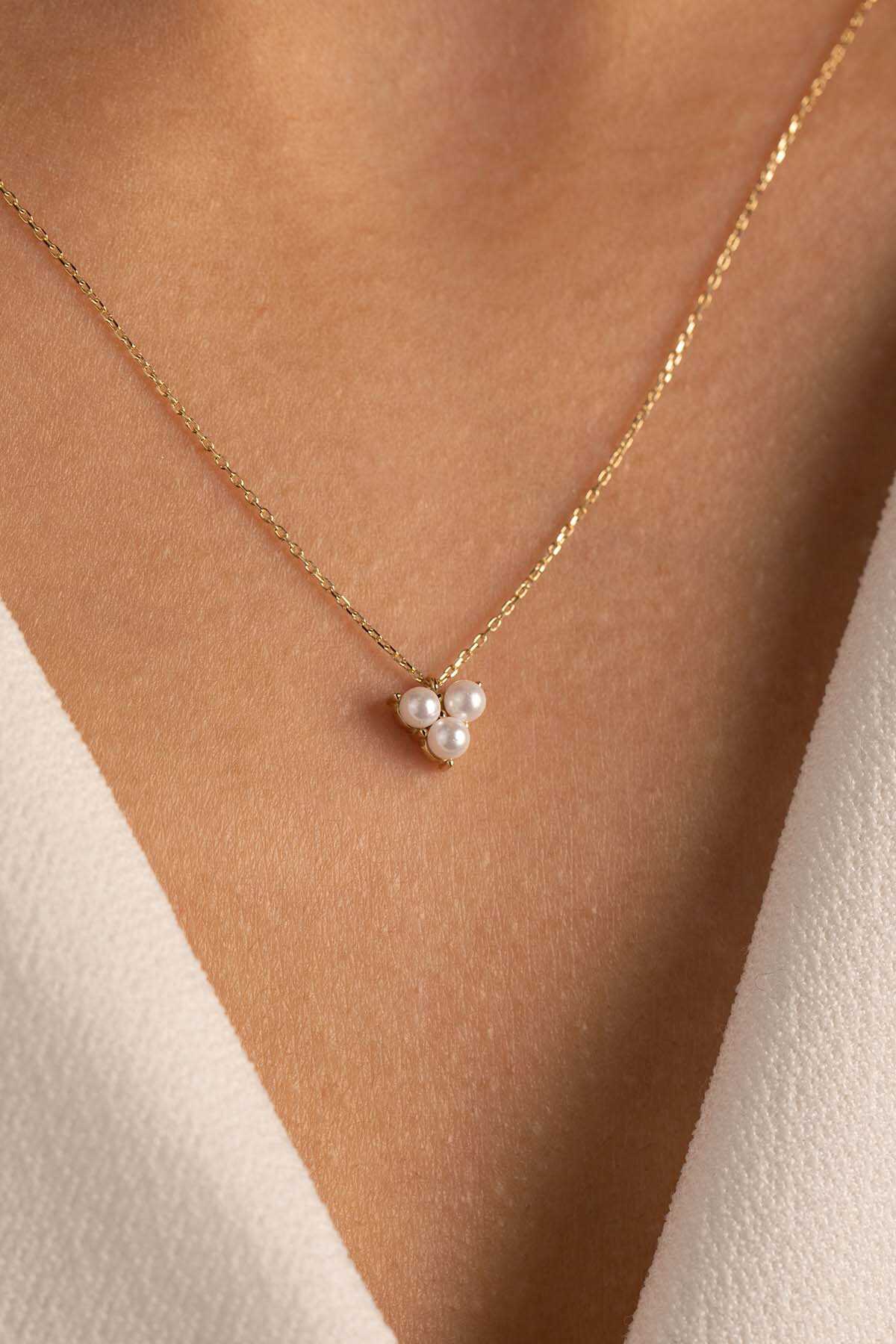 Üçlü Tohum Kolye - Yavuz Kuyumculuk (1)