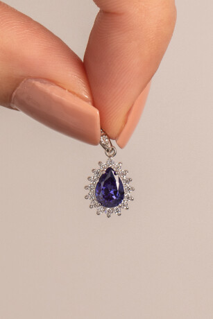 Yakut Safir Zümrüt Kolye Ucu - 3