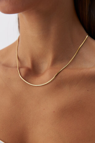 Balık Sırtı Zincir Kemer Kolye - 2