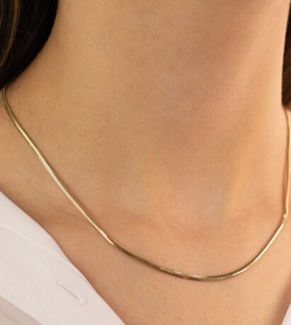 Balık Sırtı Zincir Kemer Kolye - 7