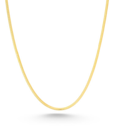 Balık Sırtı Zincir Kemer Kolye - 1