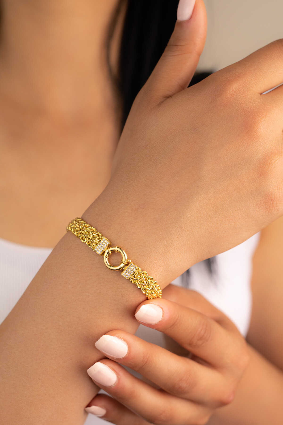 Burgu Bileklik Dört Sıra Zincir - Yavuz Kuyumculuk (2)