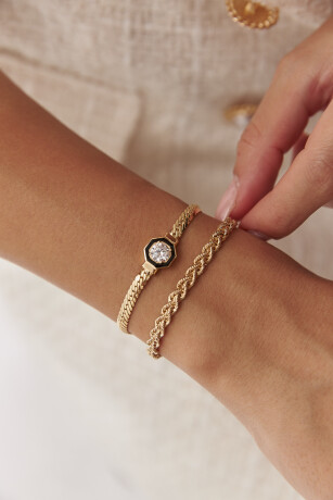 Burgu Çift Sıra Bileklik - 6