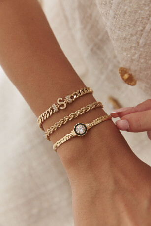 Burgu Çift Sıra Bileklik - 4