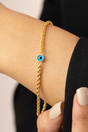 Halat Burgu Bileklik Nazar Boncuklu - 6