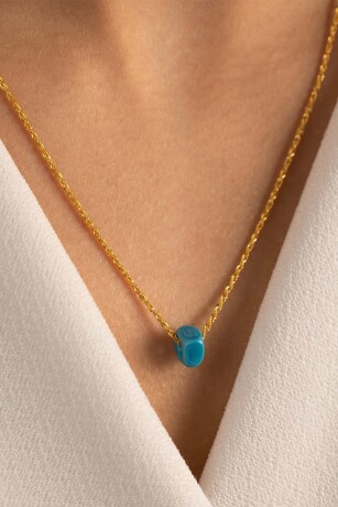 Halat Burgu Zincir İnce Kolye - 1