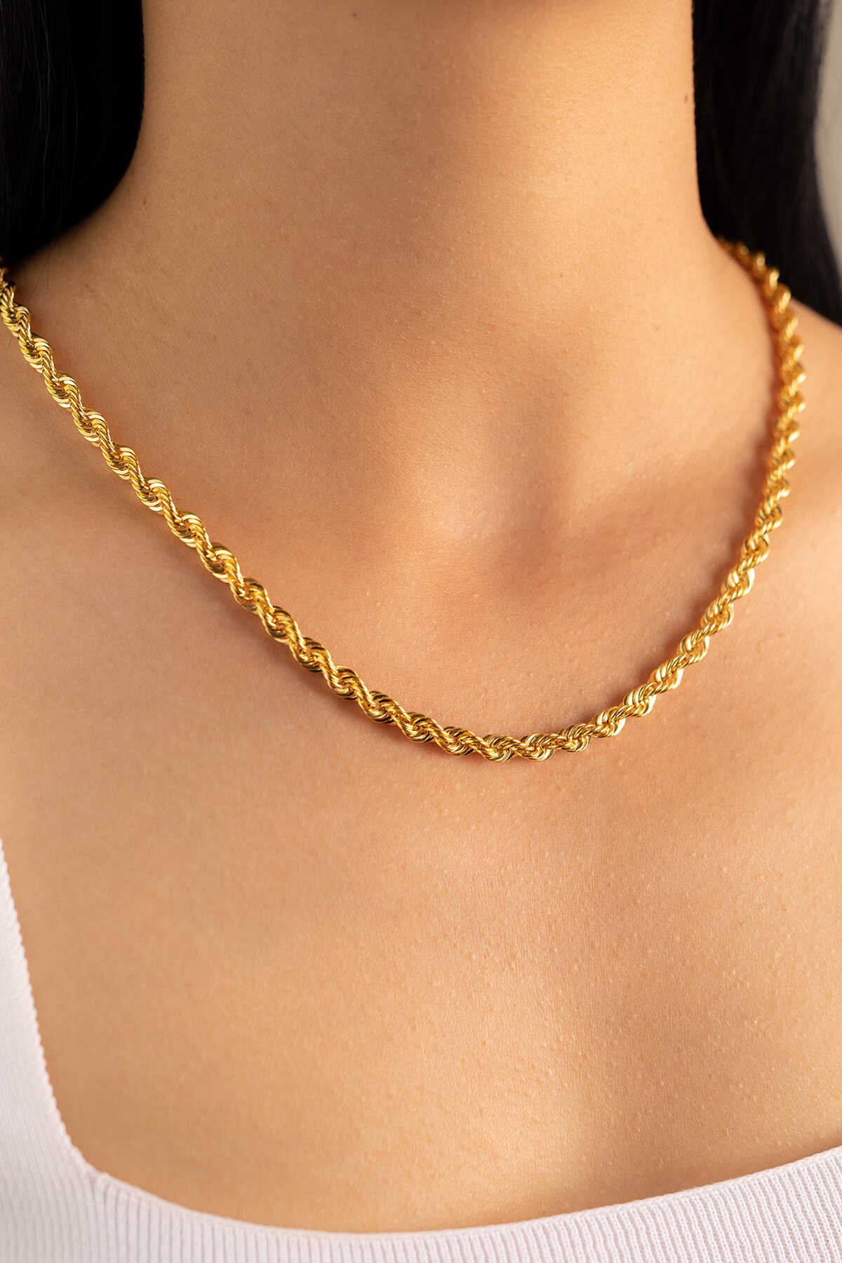 Halat Burgu Zincir Kalın Kolye - Yavuz Kuyumculuk (3)