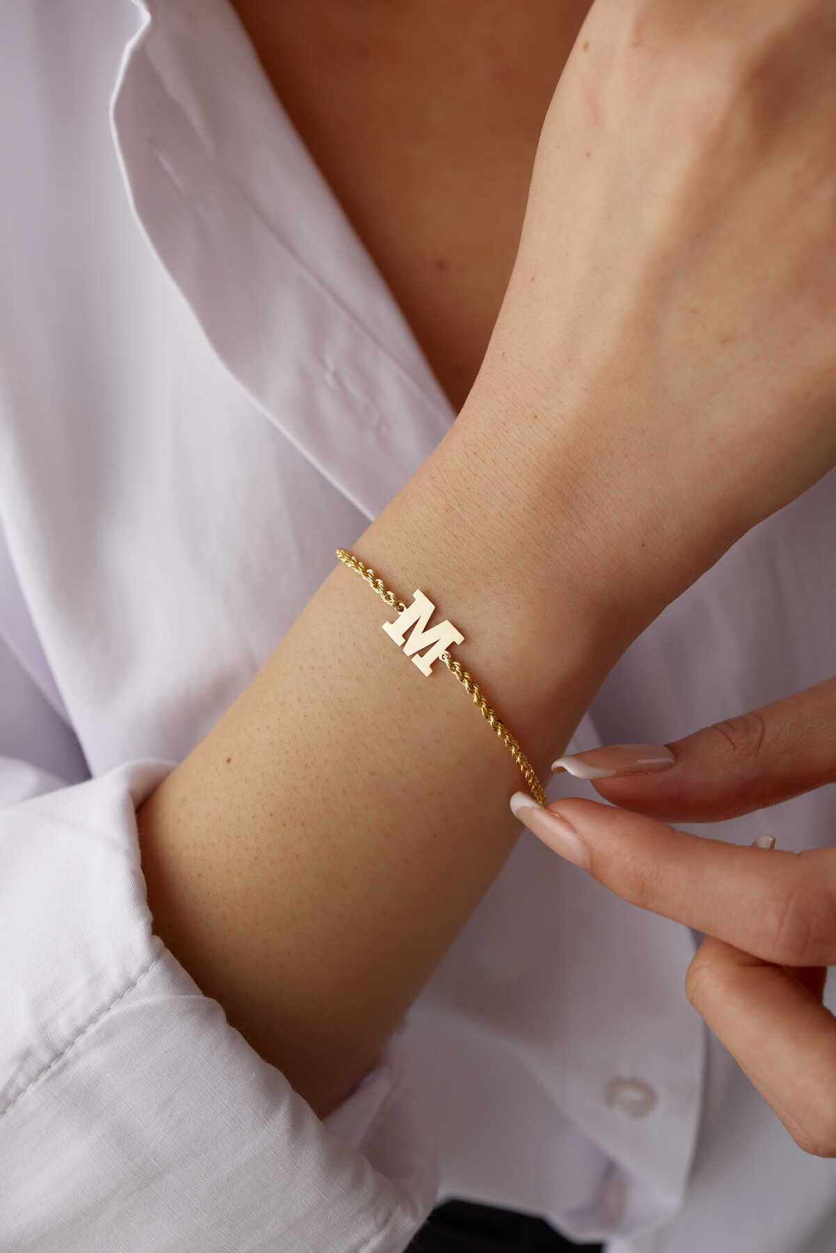 Halat Harf Bileklik - Yavuz Kuyumculuk (2)