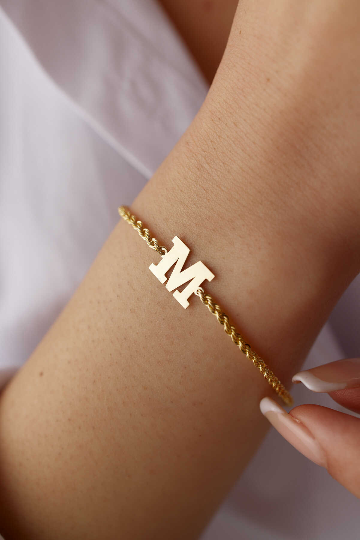 Halat Harf Bileklik - Yavuz Kuyumculuk (1)