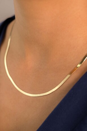 İtalyan Ezme Kemer Kolye - 5