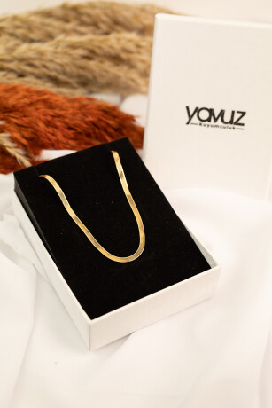 İtalyan Ezme Kemer Kolye - 8