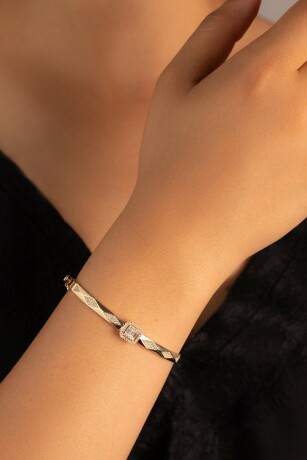 Kare Baget Kelepçe Bilezik - 1