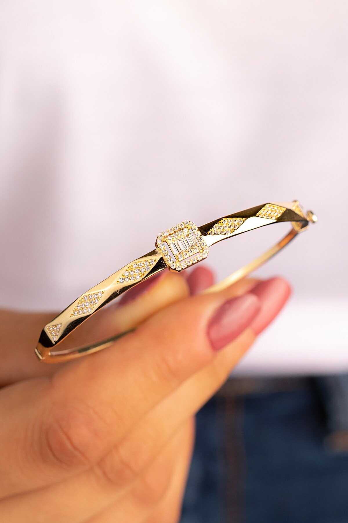 Kare Baget Kelepçe Bilezik - Yavuz Kuyumculuk (5)