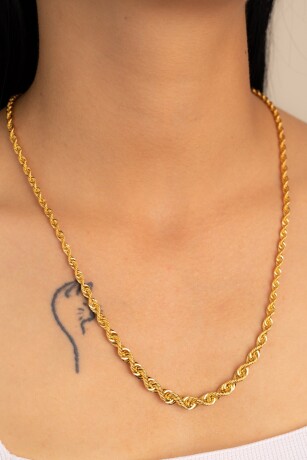 Süzme Halat Zincir Kolye - 1