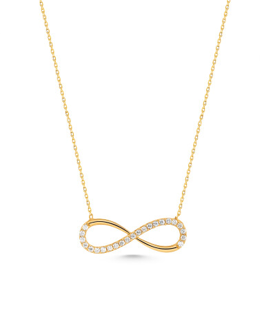 Taşlı Sonsuzluk Kolye - 2