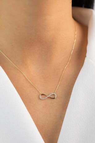 Taşlı Sonsuzluk Kolye - 1