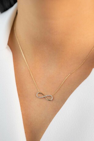 Taşlı Sonsuzluk Kolye - 3