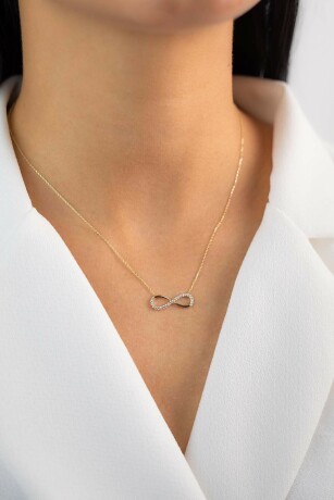 Taşlı Sonsuzluk Kolye - 4