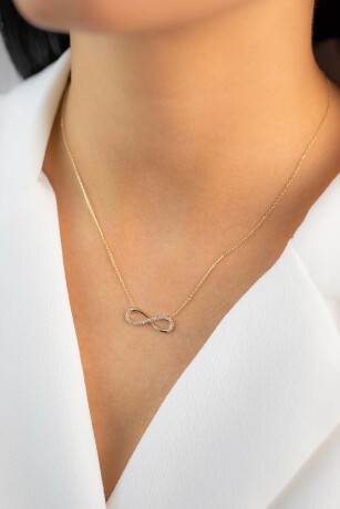 Taşlı Sonsuzluk Kolye - 5