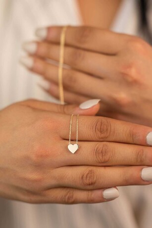 Taşsız Kalp Kolye - 7