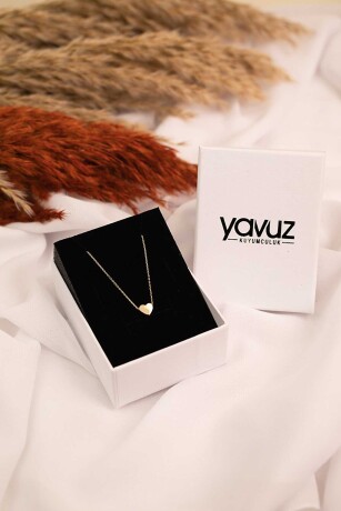 Taşsız Kalp Kolye - 8