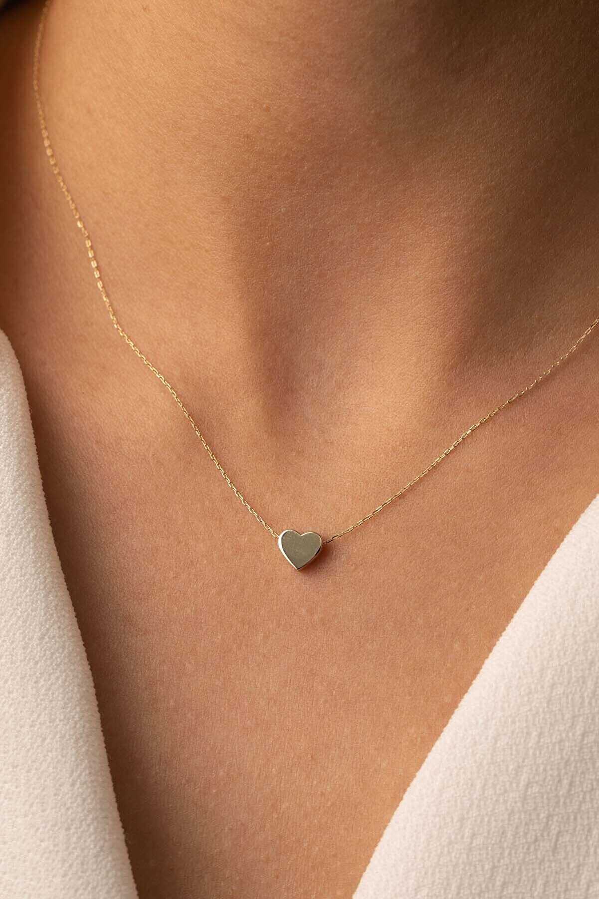 Taşsız Kalp Kolye - Yavuz Kuyumculuk (3)