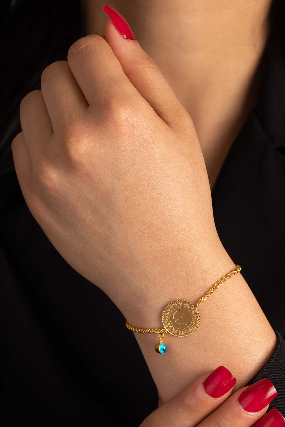 Çeyrek Altınlı Burgu Bileklik - Yavuz Kuyumculuk (1)