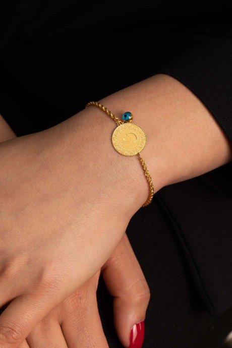 Çeyrek Altınlı Burgu Bileklik - 2