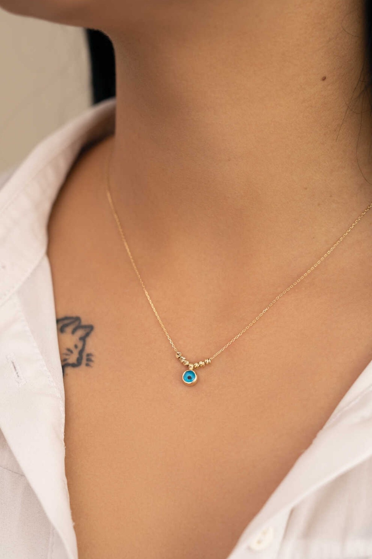 Dorika Göz Kolye - Yavuz Kuyumculuk (1)