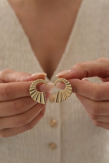 Yelpaze Küpe - 2