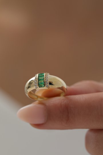 Zümrüt Baget Yüzük - 4