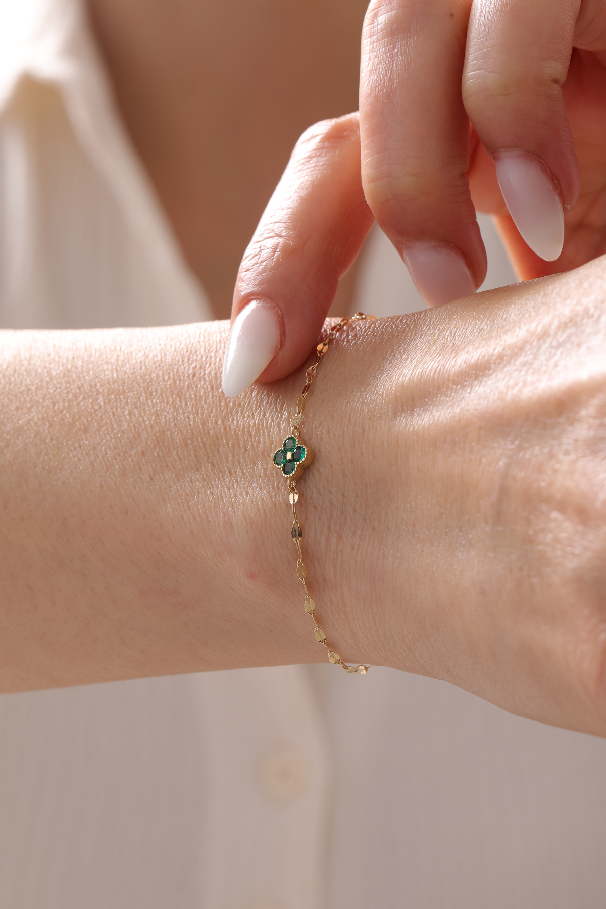 Zümrüt Yonca Bileklik - Yavuz Kuyumculuk (1)