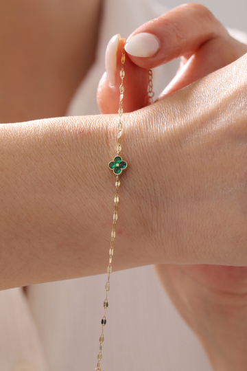 Zümrüt Yonca Bileklik - 4